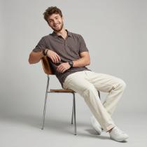 Selfdesign Brown Shirt : 