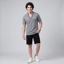 Print Gray T-shirt : Regular