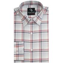 Checks Gray Shirt : Business