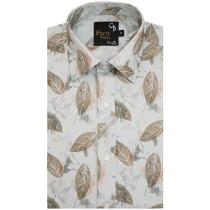 Print Green Shirt : Party