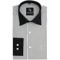 Checks Black Shirt : 