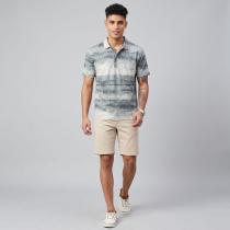 Print Green T-shirt : Regular
