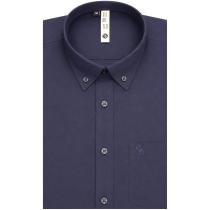 Plain Dark Blue Shirt : Slim