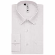 Self Design White Shirt : Slim
