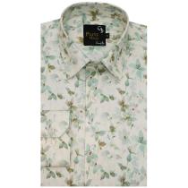 Print Green Shirt : Party