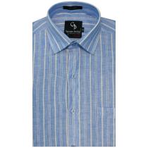 Stripes Light Blue Shirt : Business