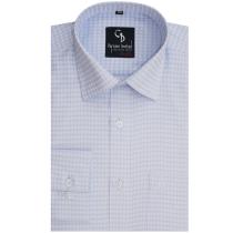 Self Design Blue Shirt : Business