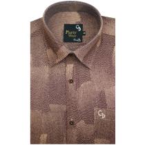 Print Rust Shirt : Party