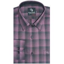 Checks Mauve Shirt : Business