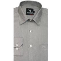 Self Design Gray Shirt : Business