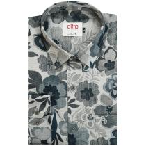 Print Gray Shirt : Ditto