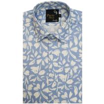Print Blue T-shirt : Party