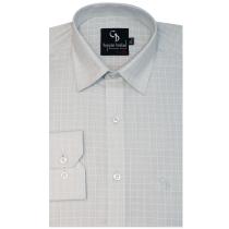 Checks Light Green Shirt : Business