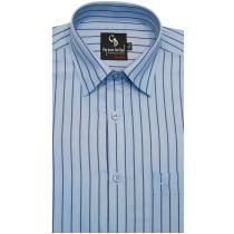 Stripes Blue Shirt : Business