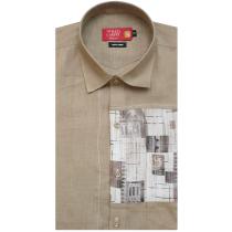Combination Brown Shirt : Ditto