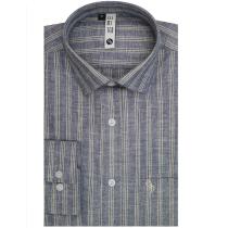 Stripes Blue Shirt : Slim