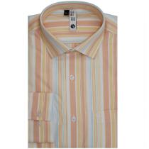 Stripes Peach Shirt : Slim