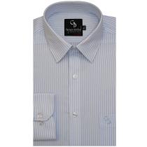 Stripes Blue Shirt : Business