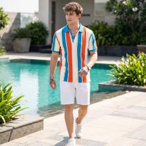 Stripes Orange T-shirt : Regular