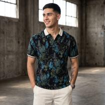 Print Green T-shirt : Regular