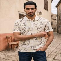 Print Cream T-shirt : Regular
