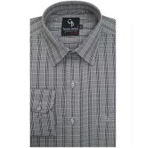 Checks Gray Shirt : Business