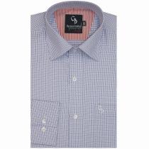 Checks Blue Shirt : Business