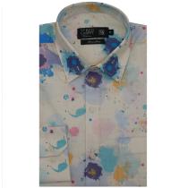 Print Blue Shirt : Ditto