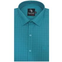 Checks Green Shirt : Business