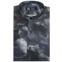 Print Gray Shirt : Party
