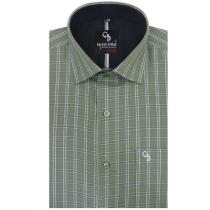 Checks Green Shirt : Business