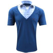 Combination Dark Blue T-shirt : Regular