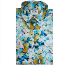 Print Blue Shirt : Ditto