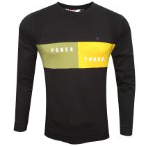 Print Black T-shirt : Itutu (Slim Fit)