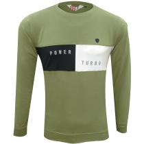 Print Olive T-shirt : Itutu (Slim Fit)