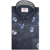 Handpainted Dark Gray Shirt : Ditto