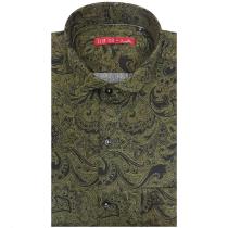 Print Black Shirt : Slim