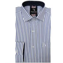 Stripes Dark Blue Shirt : Business