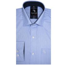 Stripes Light Blue Shirt : Business