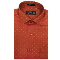 Self Design Rust Shirt : Business