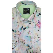 Print Light Green Shirt : Party