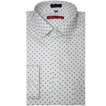 Print White Shirt : Slim
