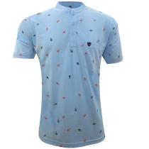 Combination Aqua Blue T-shirt : Regular