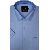 Self Design Navy Blue Shirt : Business