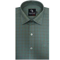 Checks Green Shirt : Business