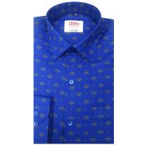 Print Blue Shirt : Ditto