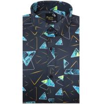 Print Black Shirt : Party