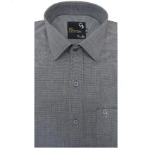 Plain Dark Gray Shirt : Business