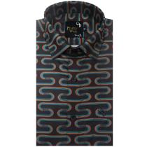 Print Black Shirt : Party