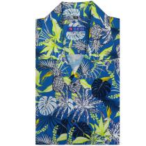 Print Blue Shirt : 